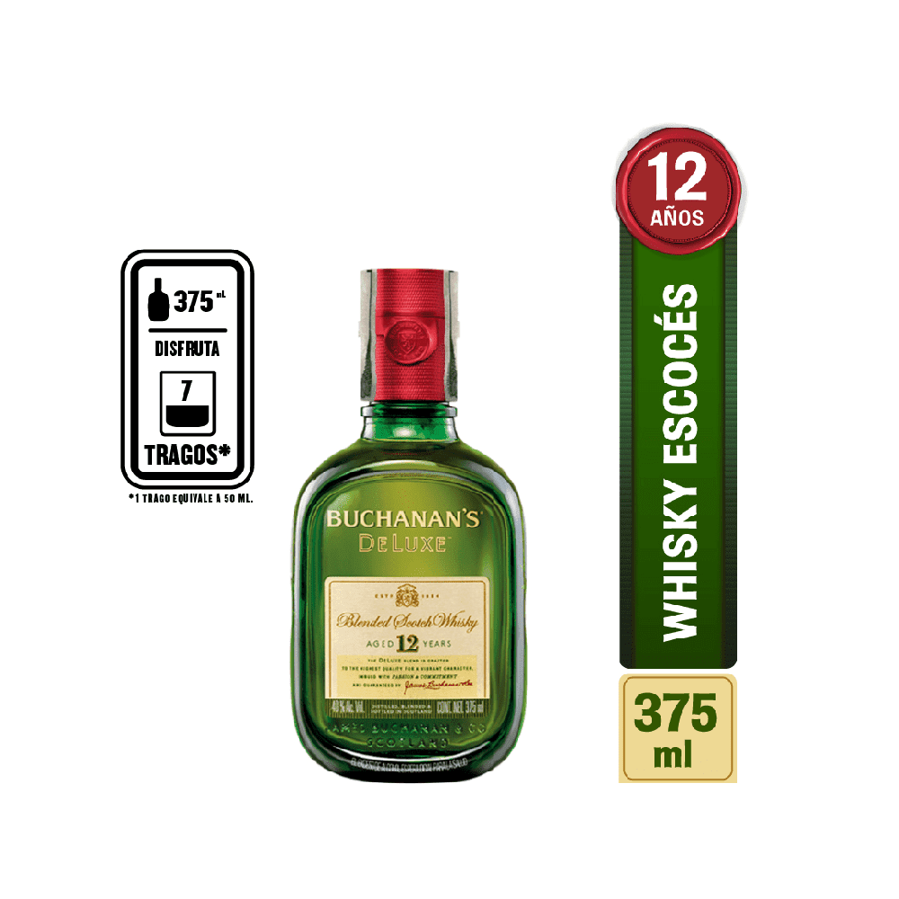 Whisky Buchanan´s 12años D´Luxe x375ml