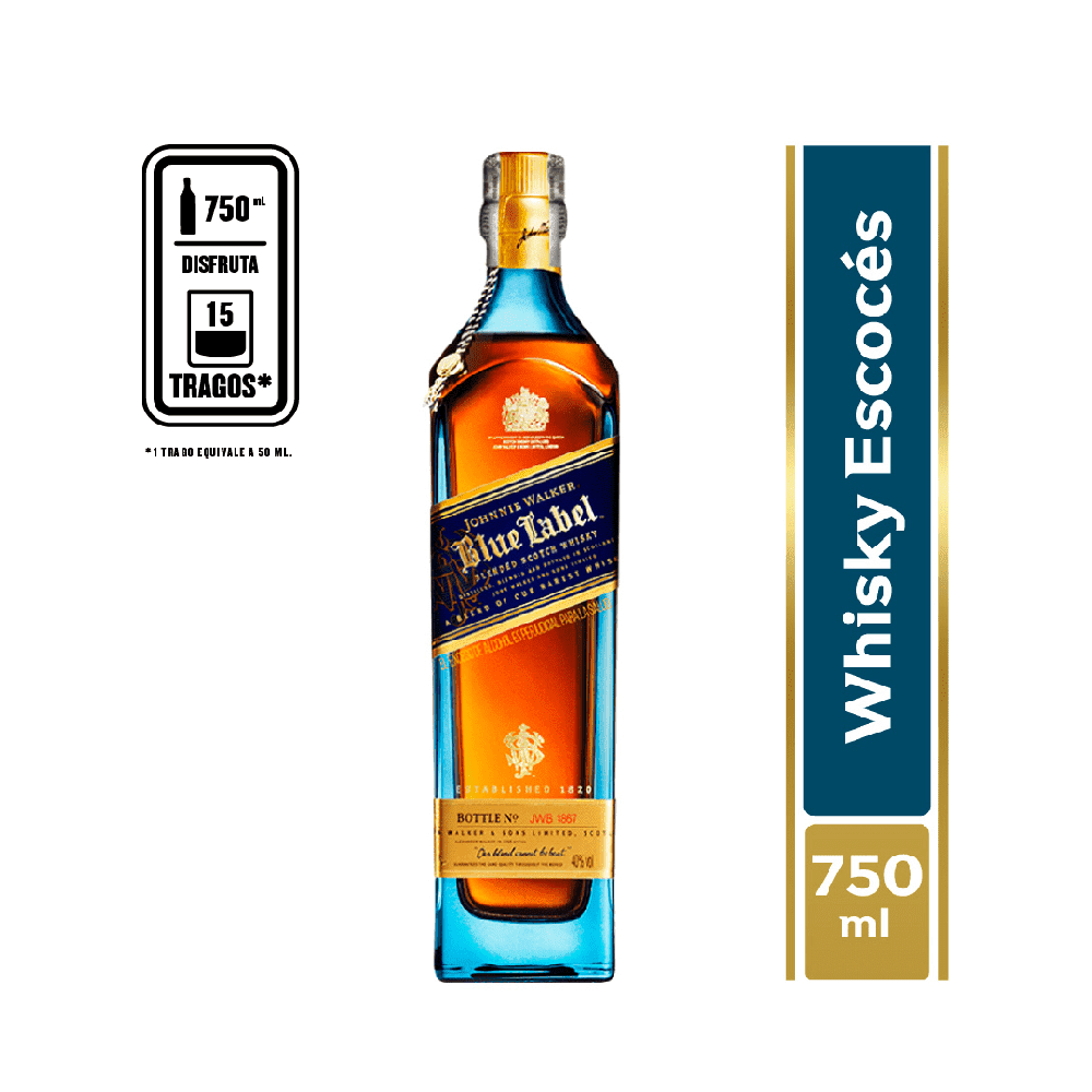 Whisky Johnnie Walker Blue Label x750ml