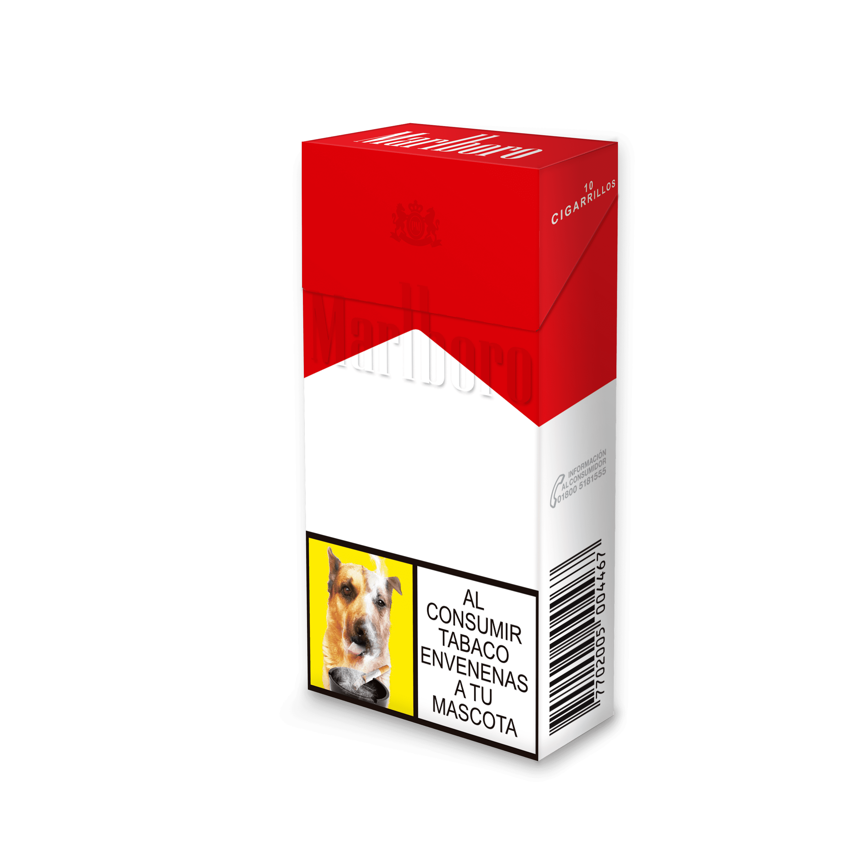 Cigarrillo Marlboro Rojo 2.0 Dorado x10cig