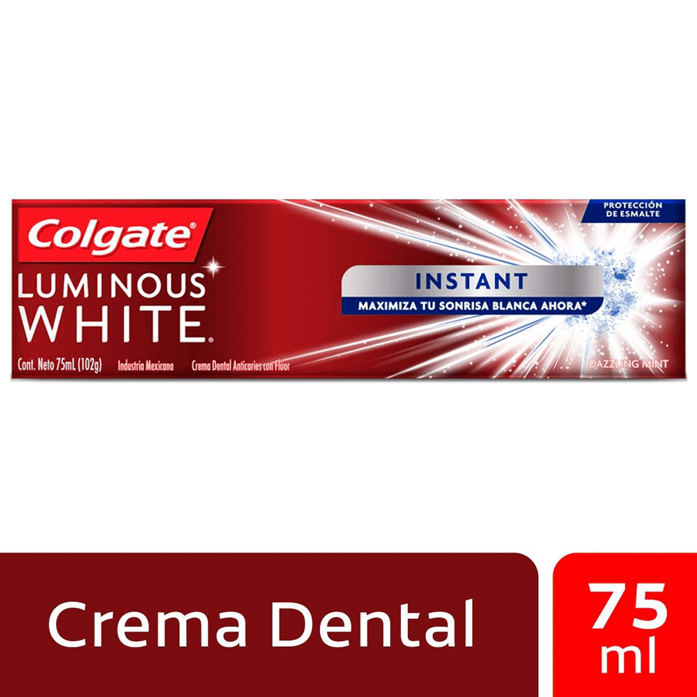 Crema Dental Colgate Luminous White Instant 75ml