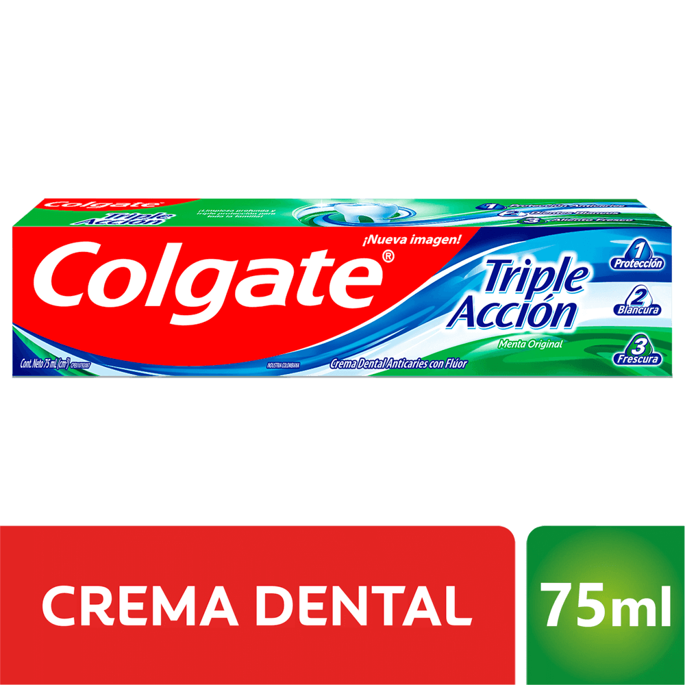 Crema Dental Colgate Triple Acción 75ml