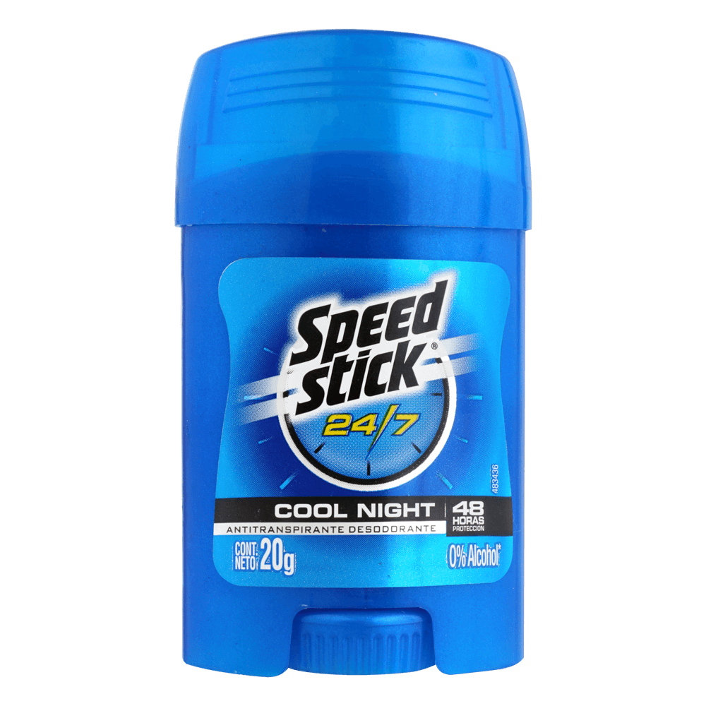 Desodorante Speed Stick 24/7 Barra Dispensador 6un x 20gr