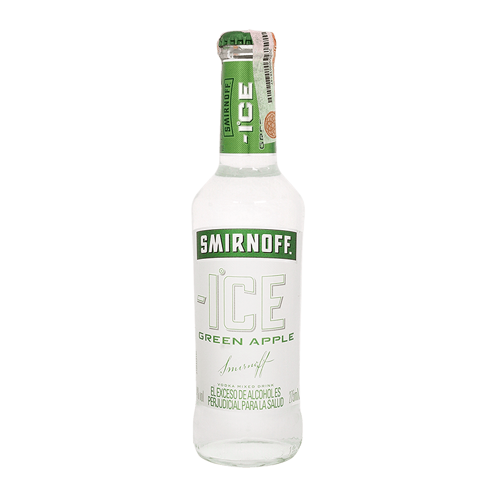 Vodka Smirnoff Ice Green Apple Botella x275ml
