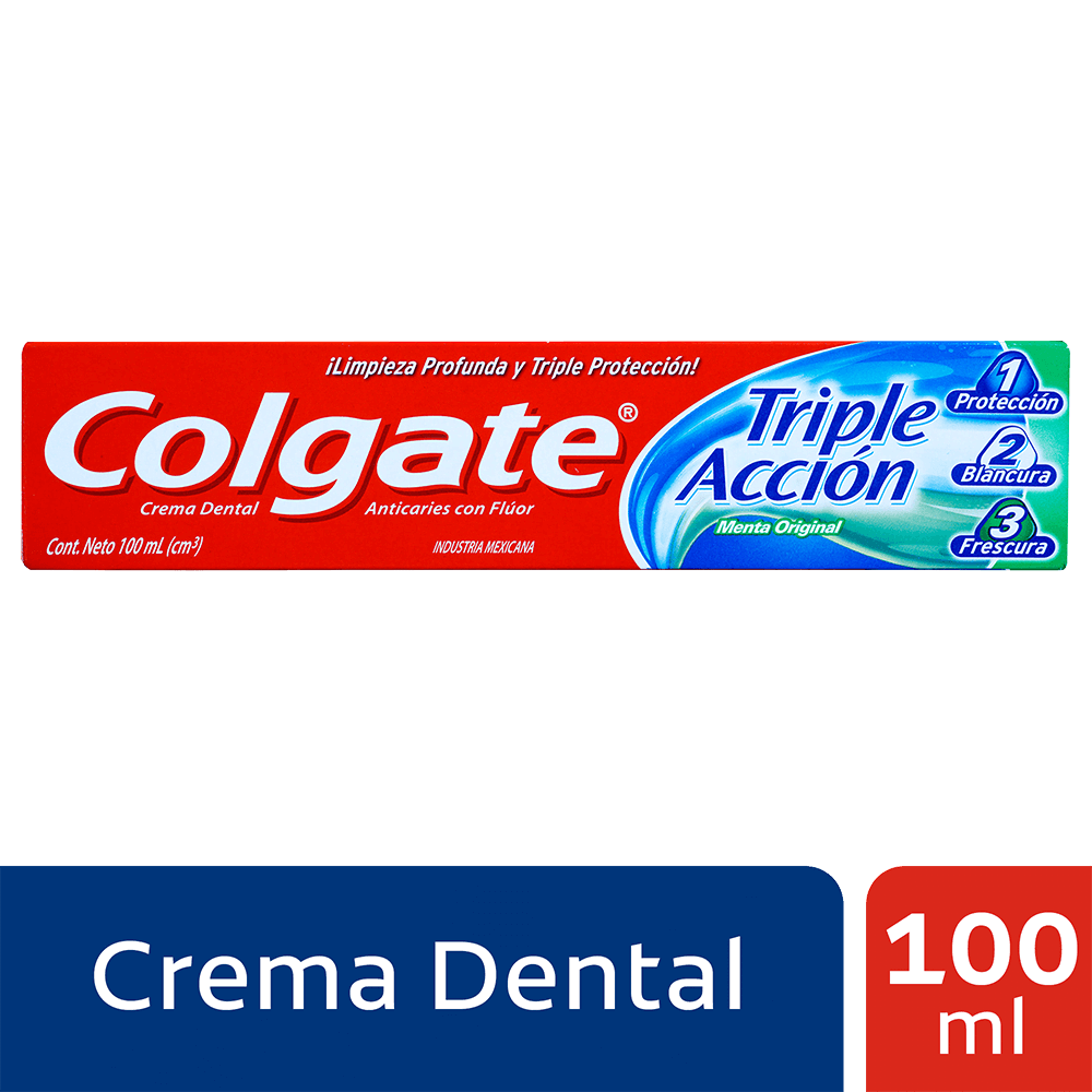 Crema Dental Colgate Triple Acción 100ml