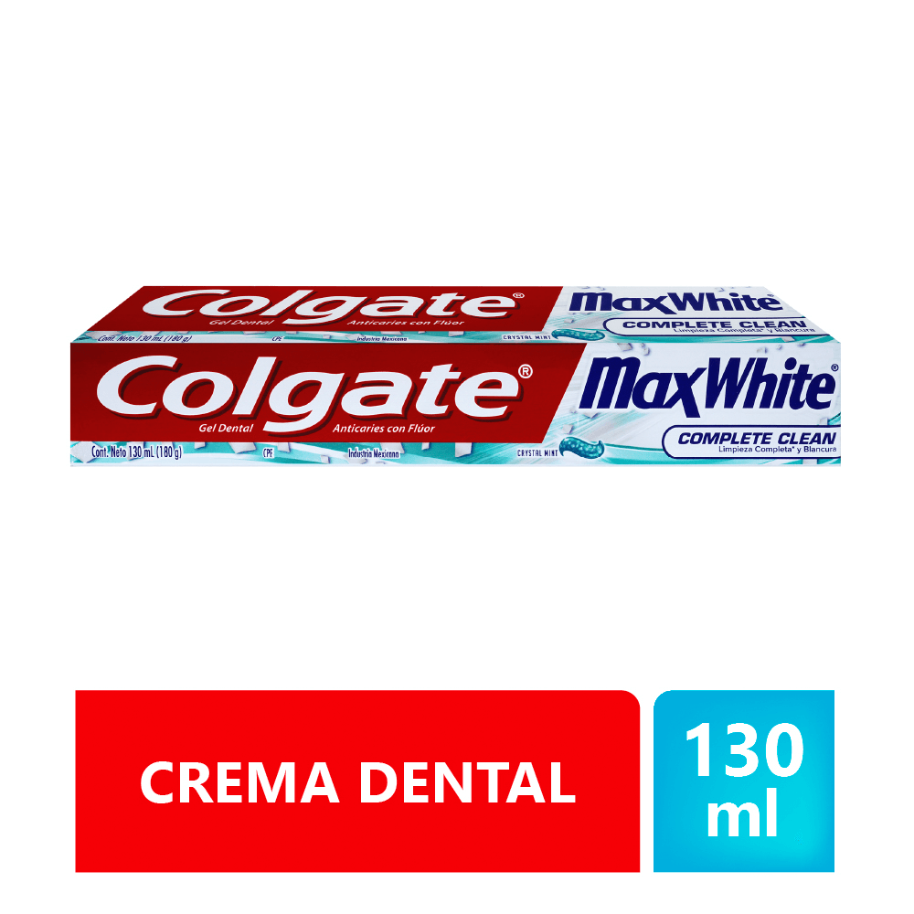 Gel Dental Colgate Max White Complete Clean 180ml
