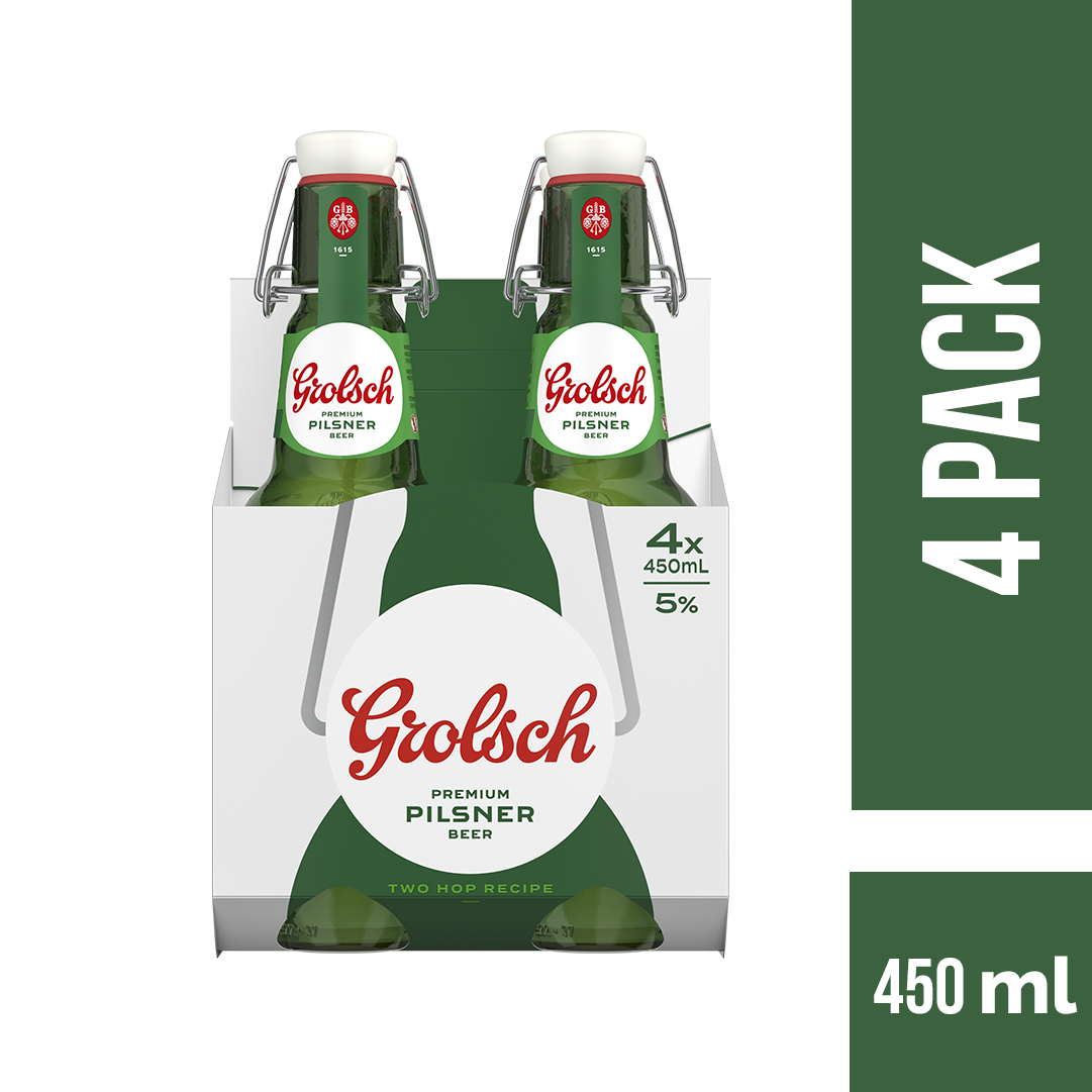 Cerveza Grolsch Botella Four Pack  x4Un x450ml