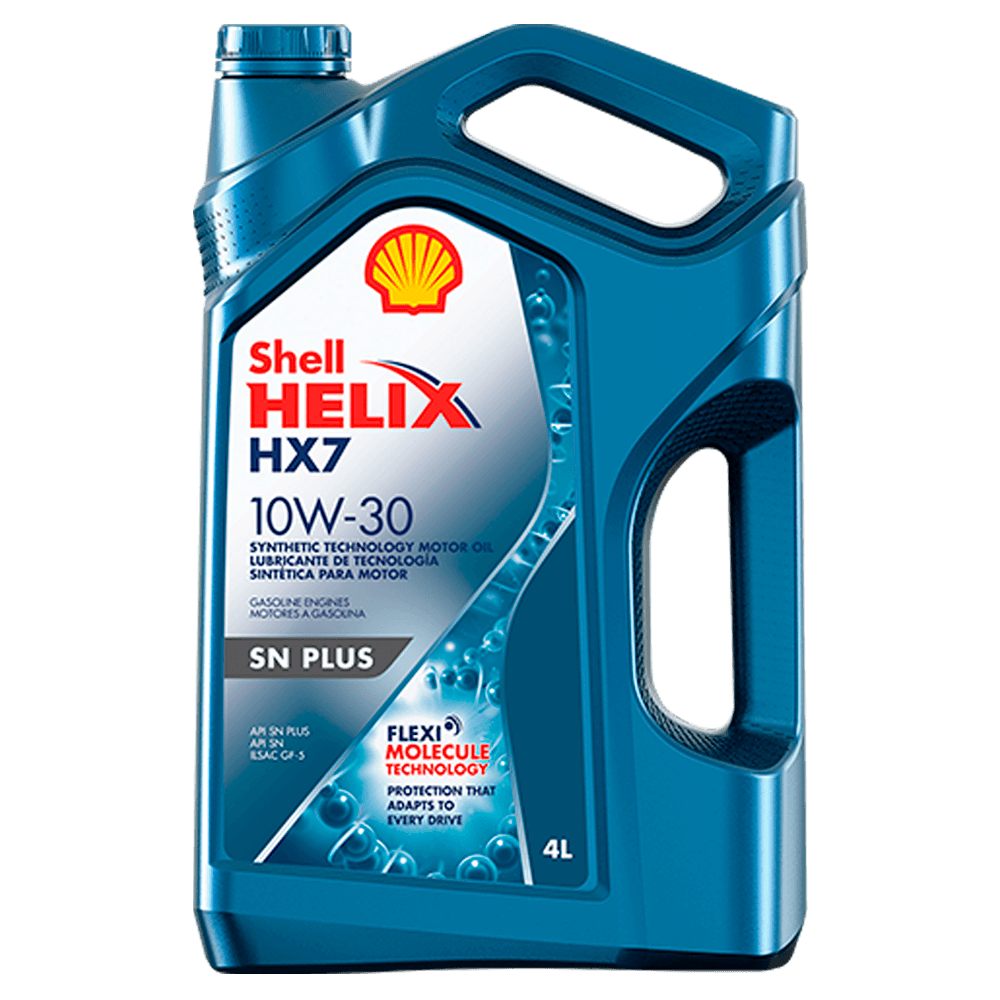 Aceite Shell Helix HX7 PLUS SN 10W30 x4lts
