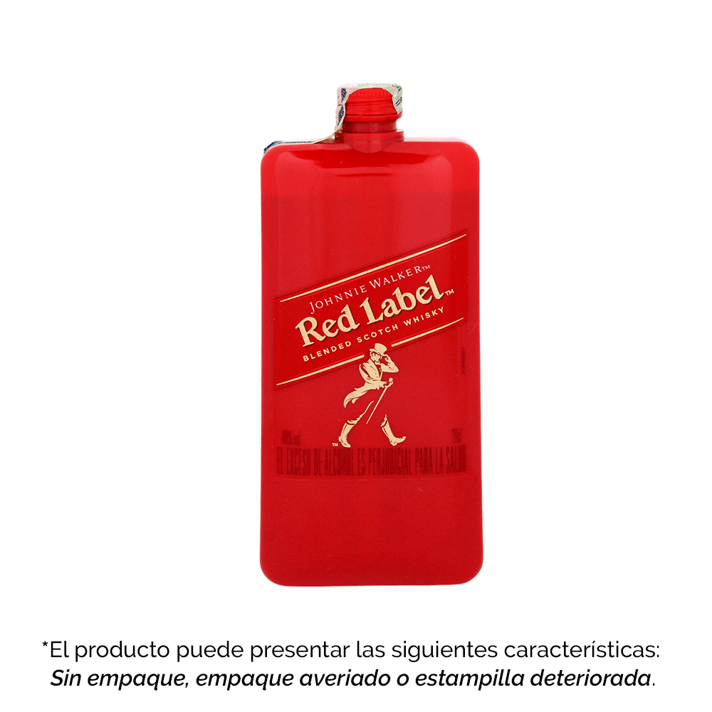 Whisky Johnnie Walker Red Label x200ml (Outlet)