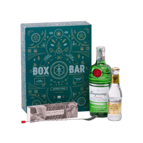 Ginebra Tanqueray London Dry Gin BOX BAR x750ml