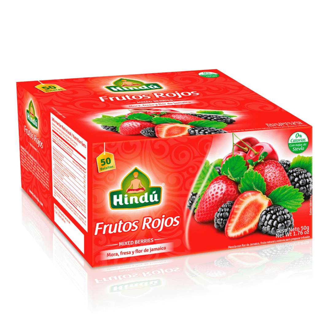Infusión Frutal Frutos Rojos x 50 Sobres