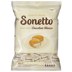Caramelo Sonetto Relleno x100Un Chocolate Blanco