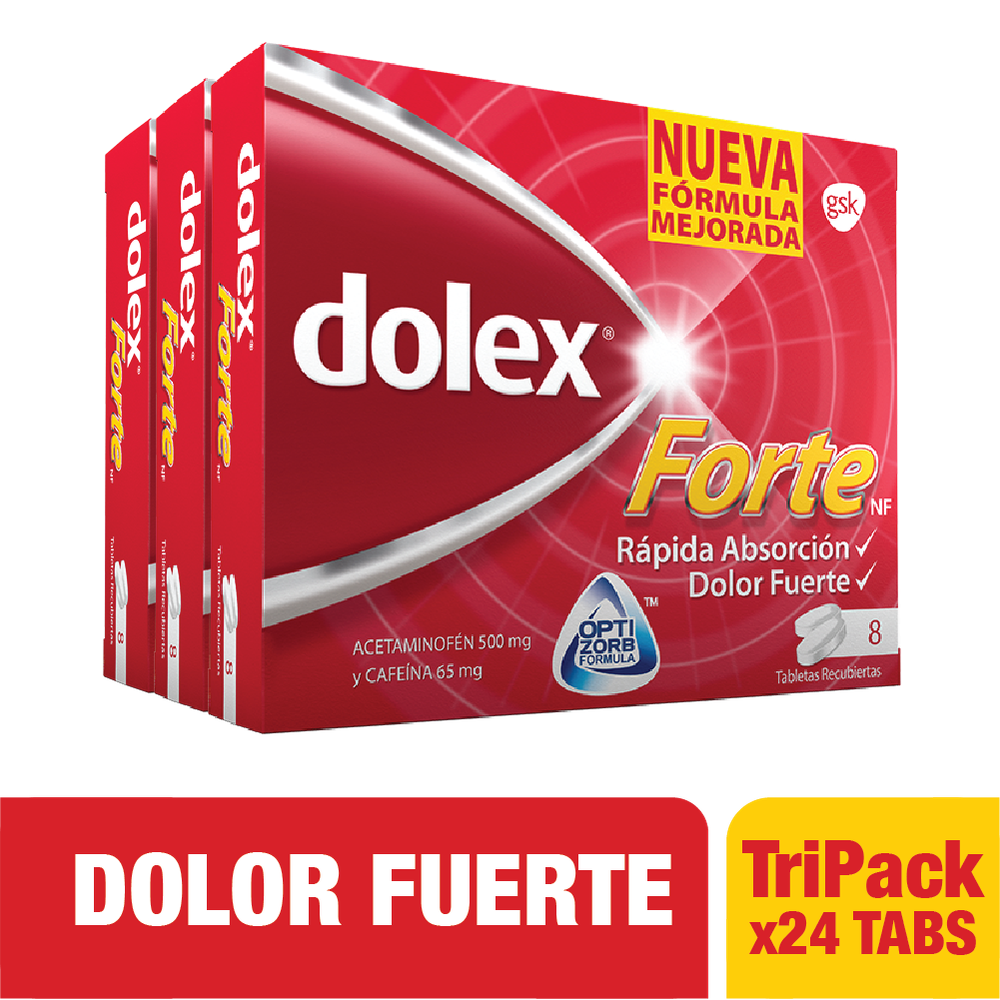 Dolex Forte Exprs x24 Tabletas