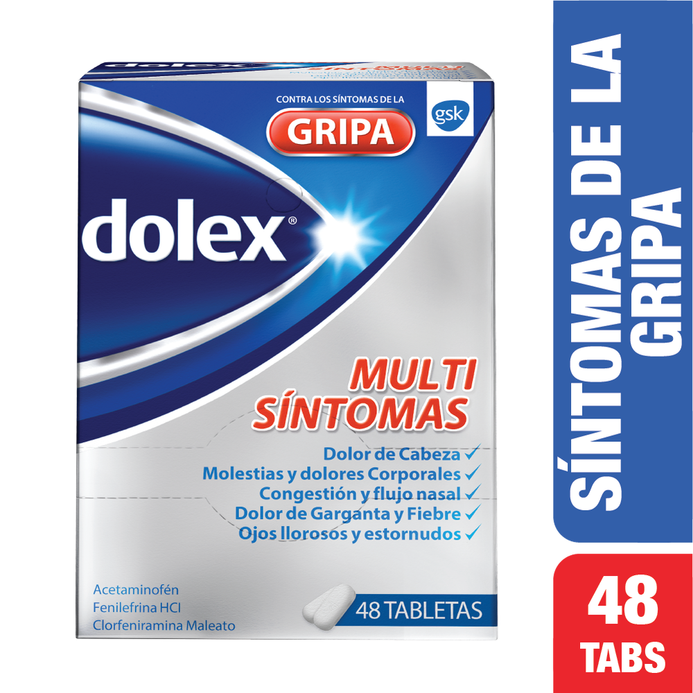 Dolex Gripa x48 Tabletas
