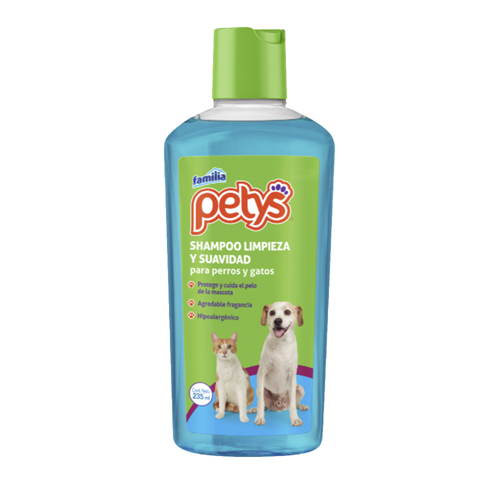 Shampoo Petys Limpieza y Suavidad x235ml