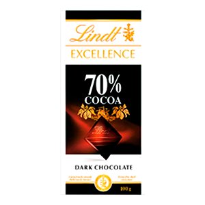 Chocolate Lindt Excellence 70% Cocoa Caja x100gr