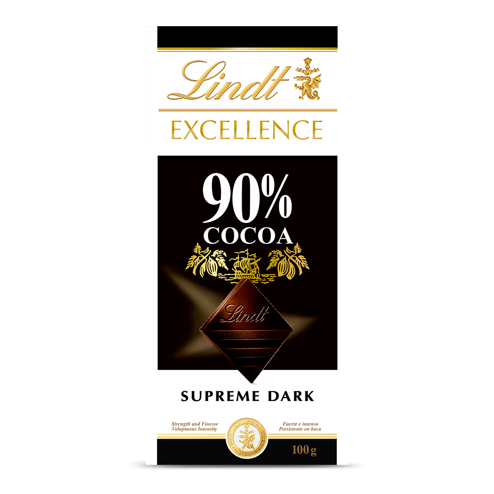 Chocolate Lindt Excellence  Dark 90% x100gr