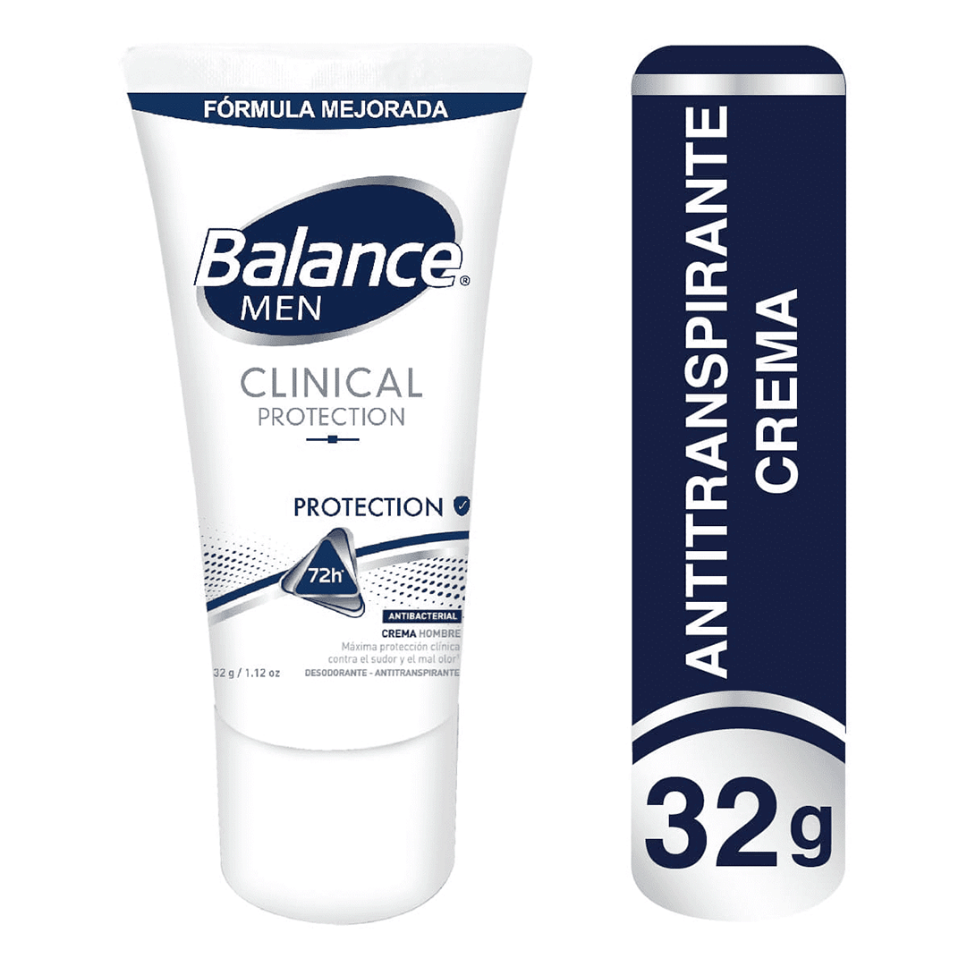 Desodorante Balance Clinical Crema Hombre 72 Horas Mini x32gr
