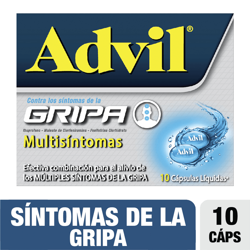 Advil Gripa x10 Capsulas