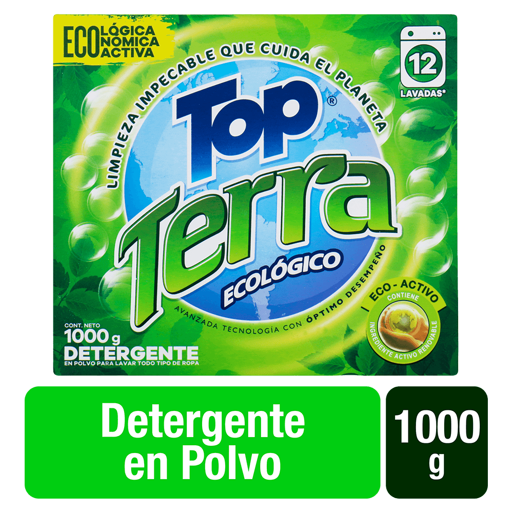 Detergente Top Terra Bosque Tropical x1000gr