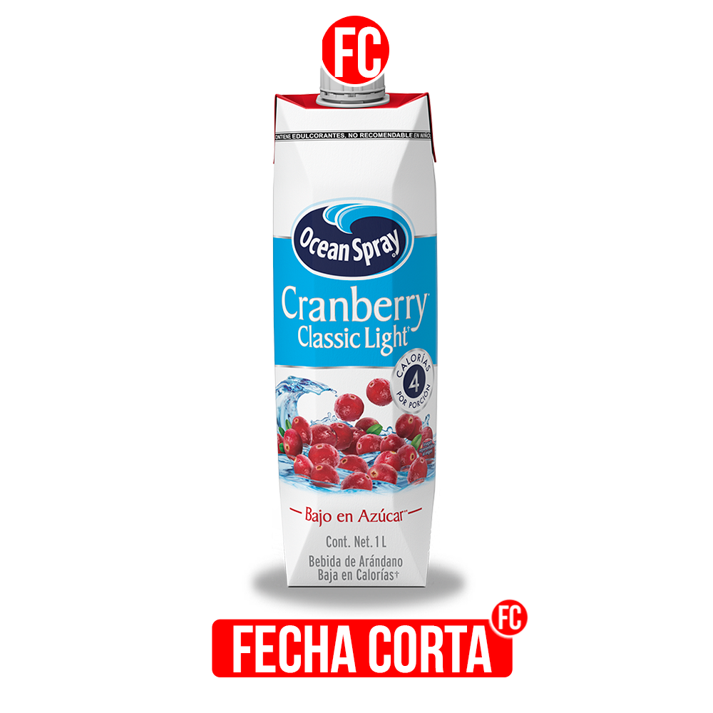 Jugo Ocean Spray Cranberry Light - Mexico x2Un x Litro  DTO 30%