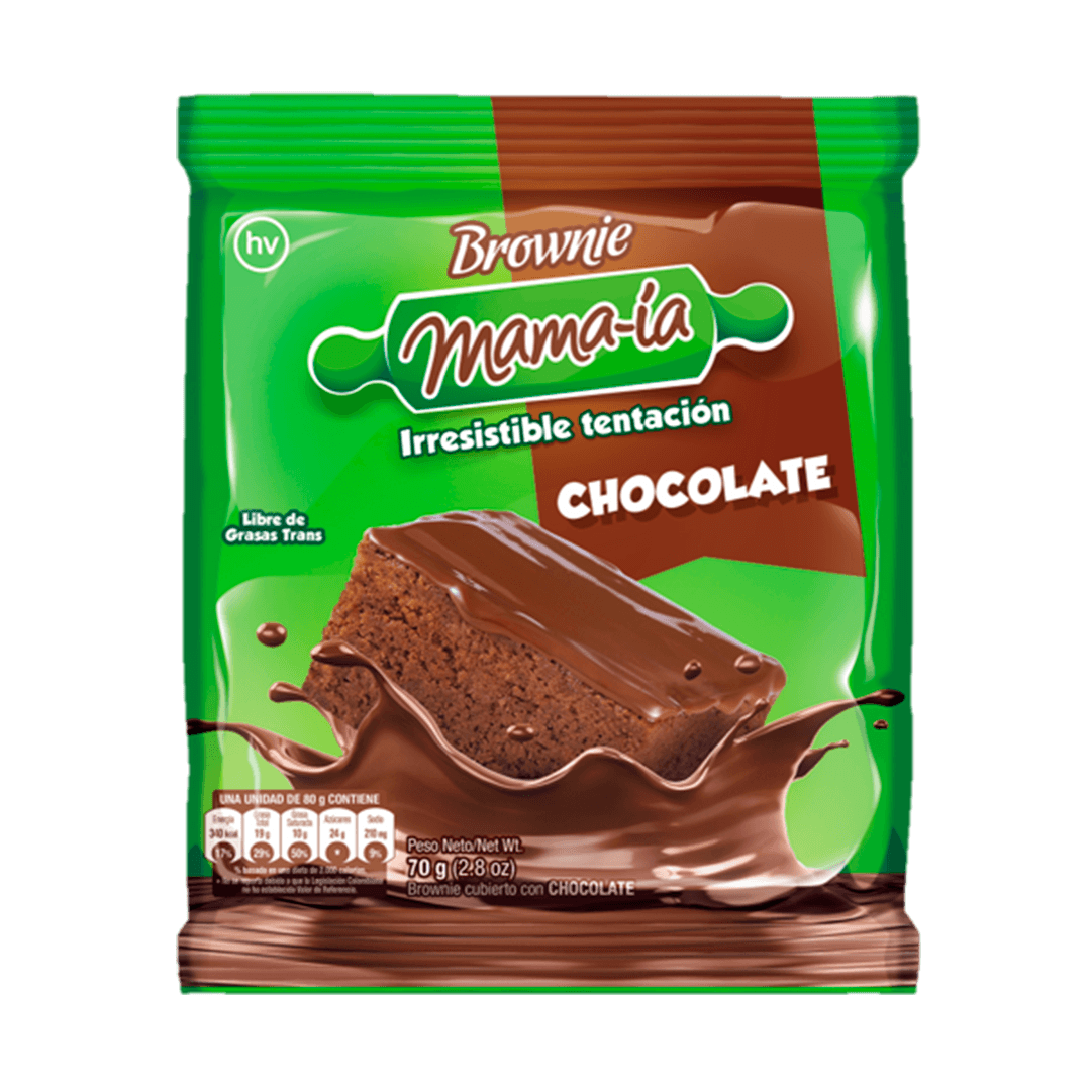 Brownie Mama-ia Chocolate x70gr