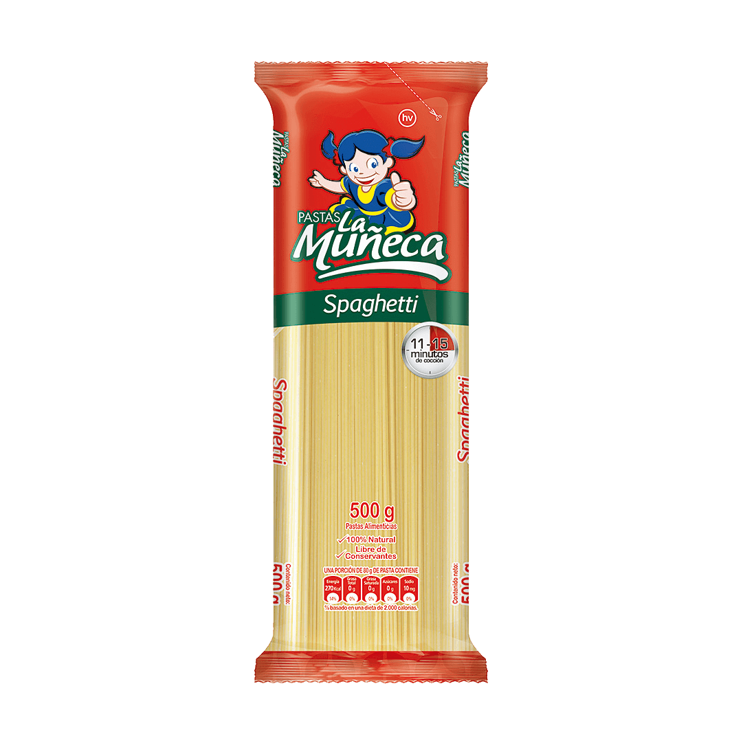 Pasta La Muñeca Spaguetti x500gr