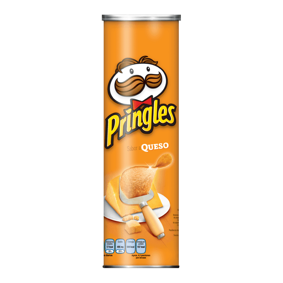 Papas Fritas Pringles Queso x124gr