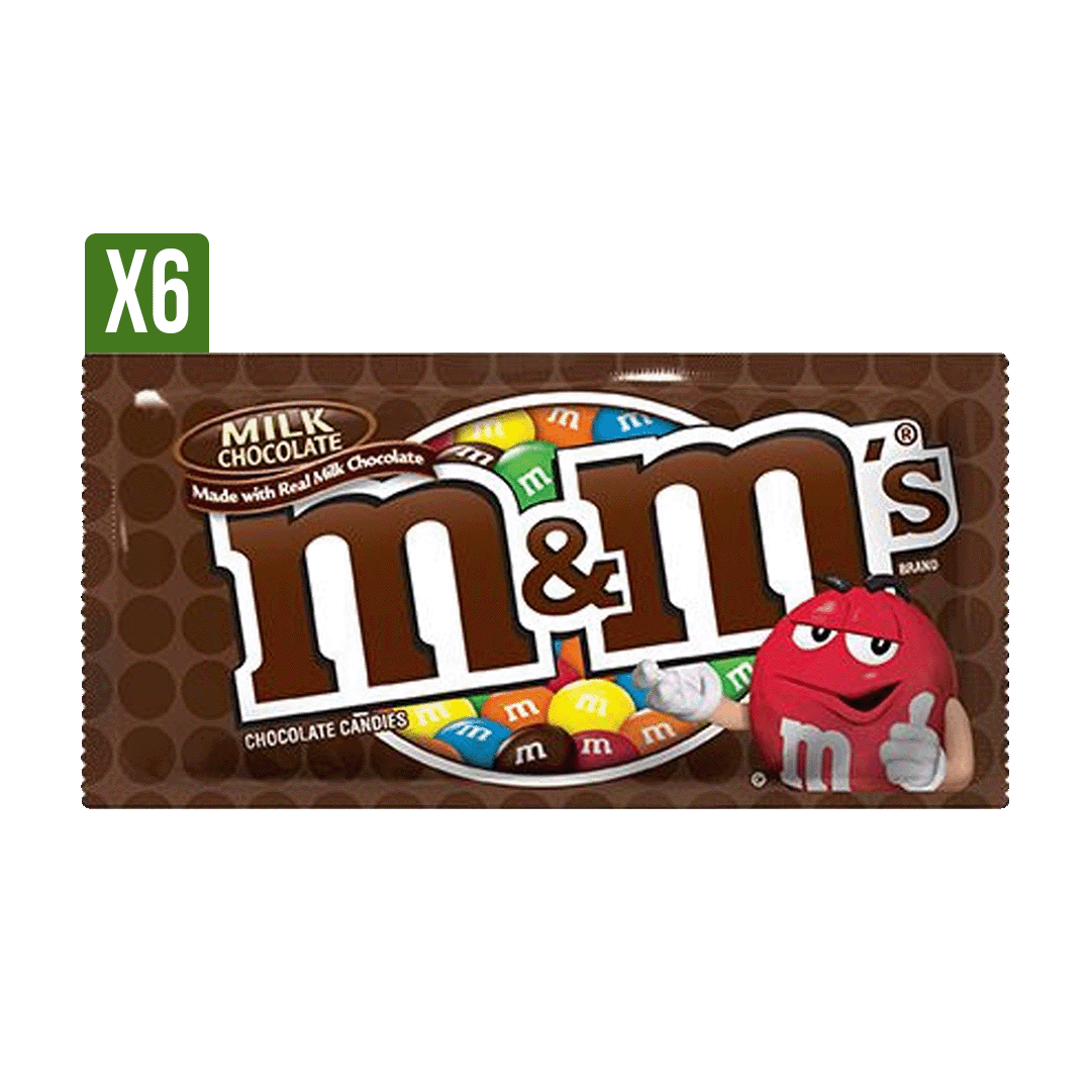 6Un Chocolate M&M’S Singlesx47.9gr