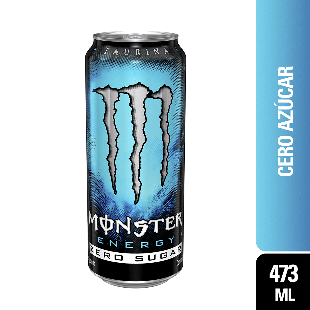 Energizante Monster Bluezero Lata x24Un x473ml