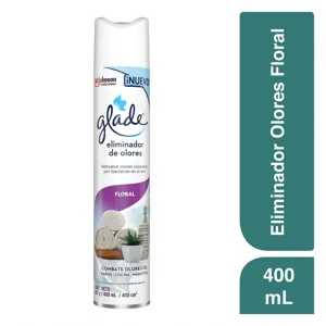 Glade Eliminador De Olores Aerosol Floral x400 ml