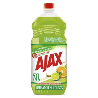 Limpiador Ajax Naranja- Limón Bicarbonato 2000ml