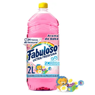 Limpiador Fabuloso Aroma de Bebé Antibacterial 2000ml