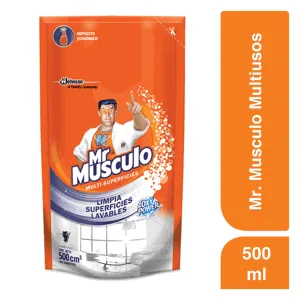 Mr Musculo Limpiador Líquido Multiusos Repuesto x500ml