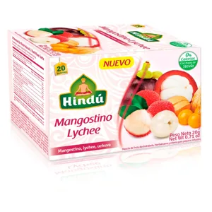 Infusión Frutal Mangostino, Lychee Uchuva x20 Sobres