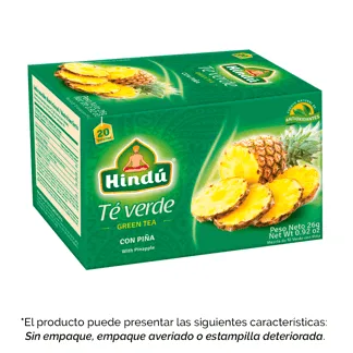 Té Verde Piña x20 Sobres (Outlet)