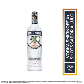 Vodka Smirnoff X1 Lulo Botella x750ml