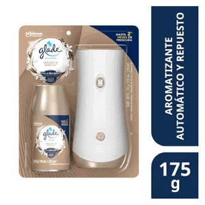 Ambientador Glade Automático Aerosol Vainilla Cocoon x 175 gr + Unidad Decorativa