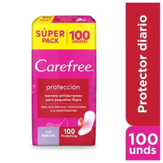 Protector Carefree Con Perfume x100 Protectores