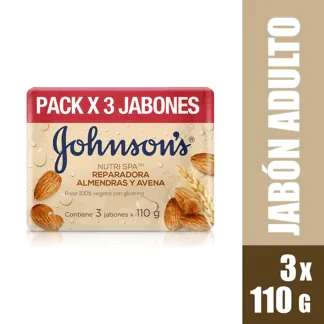 Jabón Johnson´S Adulto Avena Tripack x3Un x110gr