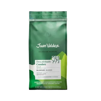 Café Juan Valdez Cumbre Descafeinado x340gr