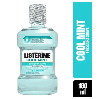 Enjuague Bucal Listerine Cool Zero Menta Suave x180ml