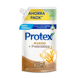 Jabón Corporal Líquido Protex Avena Doy pack 800ml
