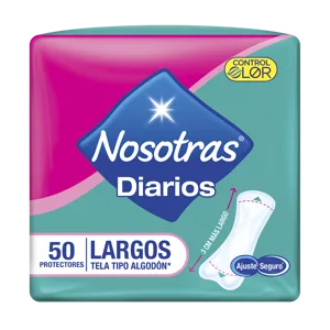 Protectores Nosotras Diarios Largos x50 Protectores