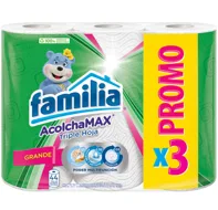 Toalla de Cocina Familia Acolchamax Grande x3 Rollos