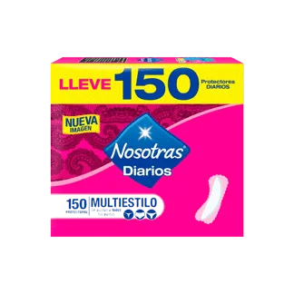 Protector Nosotras Diarios Multiestilo x150 Protectores