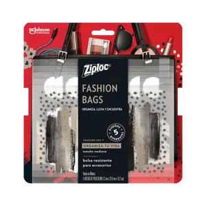 Bolsa Ziploc Fashion Bags x5 Bolsas / Chic Collection