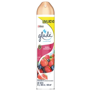 Glade Ambientador Aerosol Mora Radiante x400ml