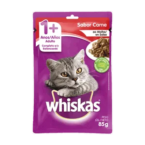 Alimento Húmedo Para Gatos Whiskas Castrados Sobre Pouch x85gr