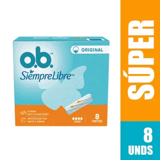 Tampon Ob Original Super x8 Tampones