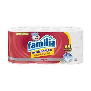 Papel Higiénico Familia Mega Rollo x12 Rollos